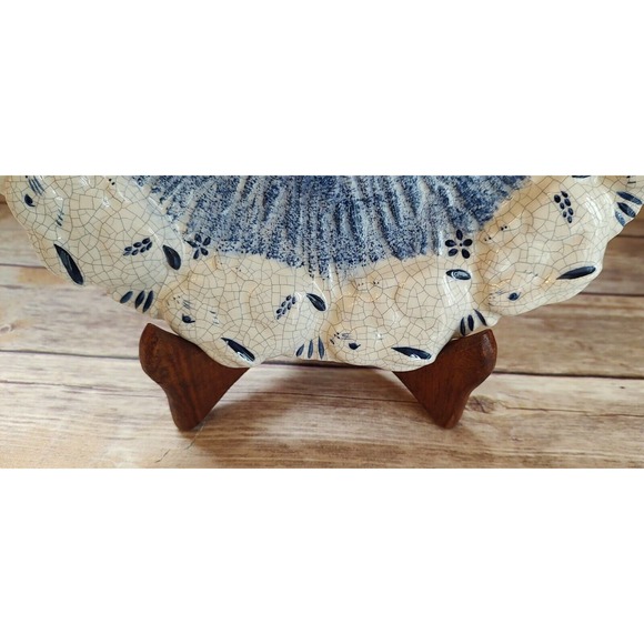 Vintage Dedham Pottery Rabbit Plate by The Potting Shed ~ Signed A2 - Picture 4 of 5